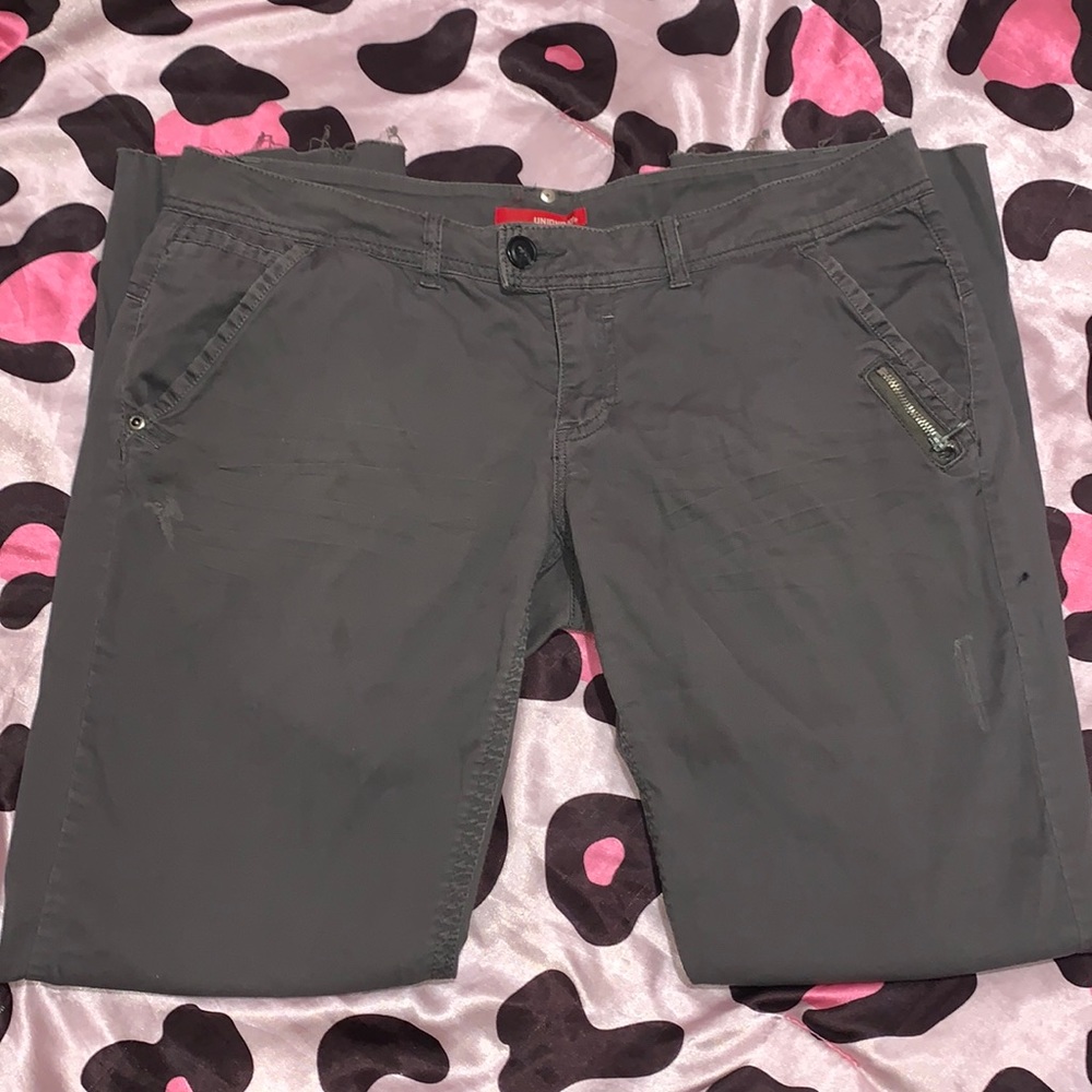Low rise UnionBay Distressed Flare Jeans